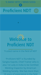 Mobile Screenshot of proficientndt.com